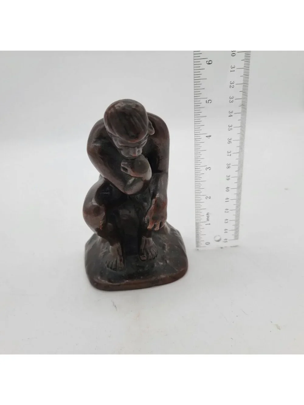 Rodin's The Thinker Bronze Single Bookend